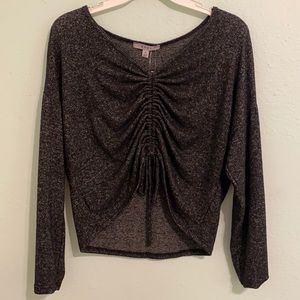 Long sleeved Cute tied top